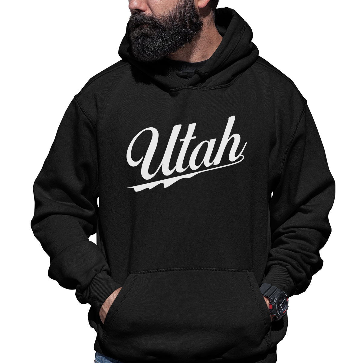 Utah Unisex Hoodie | Black