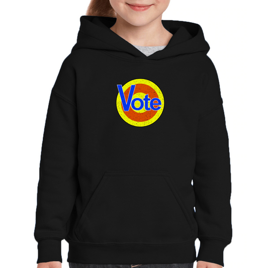 VOTE Removes Stubborn Orange Stains Kids Hoodie | Black