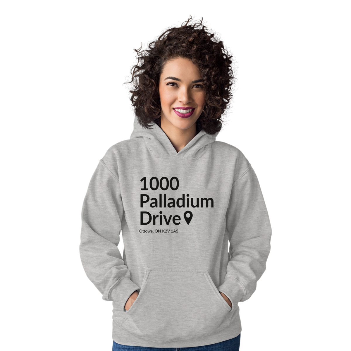 Ottawa Hockey Stadium Unisex Hoodie | Gray