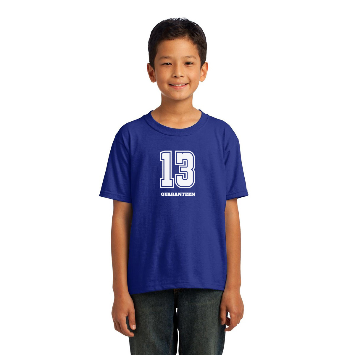 13 QUARANTEEN Kids T-shirt | Blue