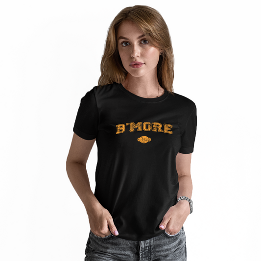 B'more 1729 Represent Women's T-shirt | Black