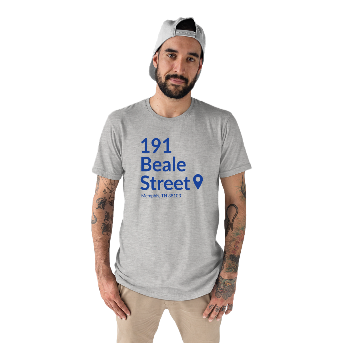 Memphis Basketball Stadium Men's T-shirt | Gray