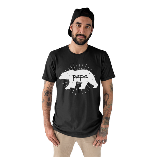 Papa Bear Men's T-shirt | Black