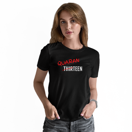 Quaranteen 13th Birthday Women's T-shirt | Black