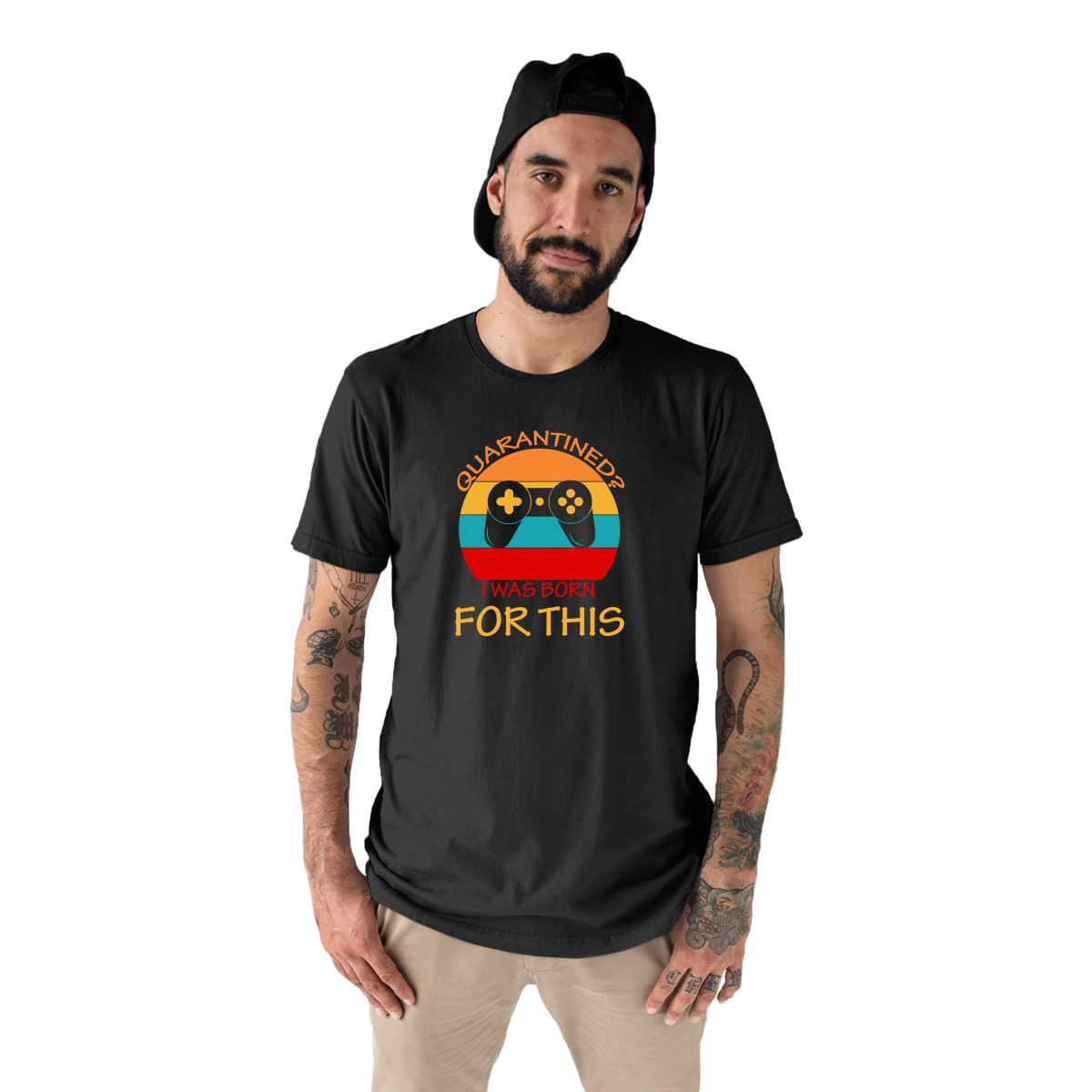 Quarantine Gaming Men's T-shirt | Black
