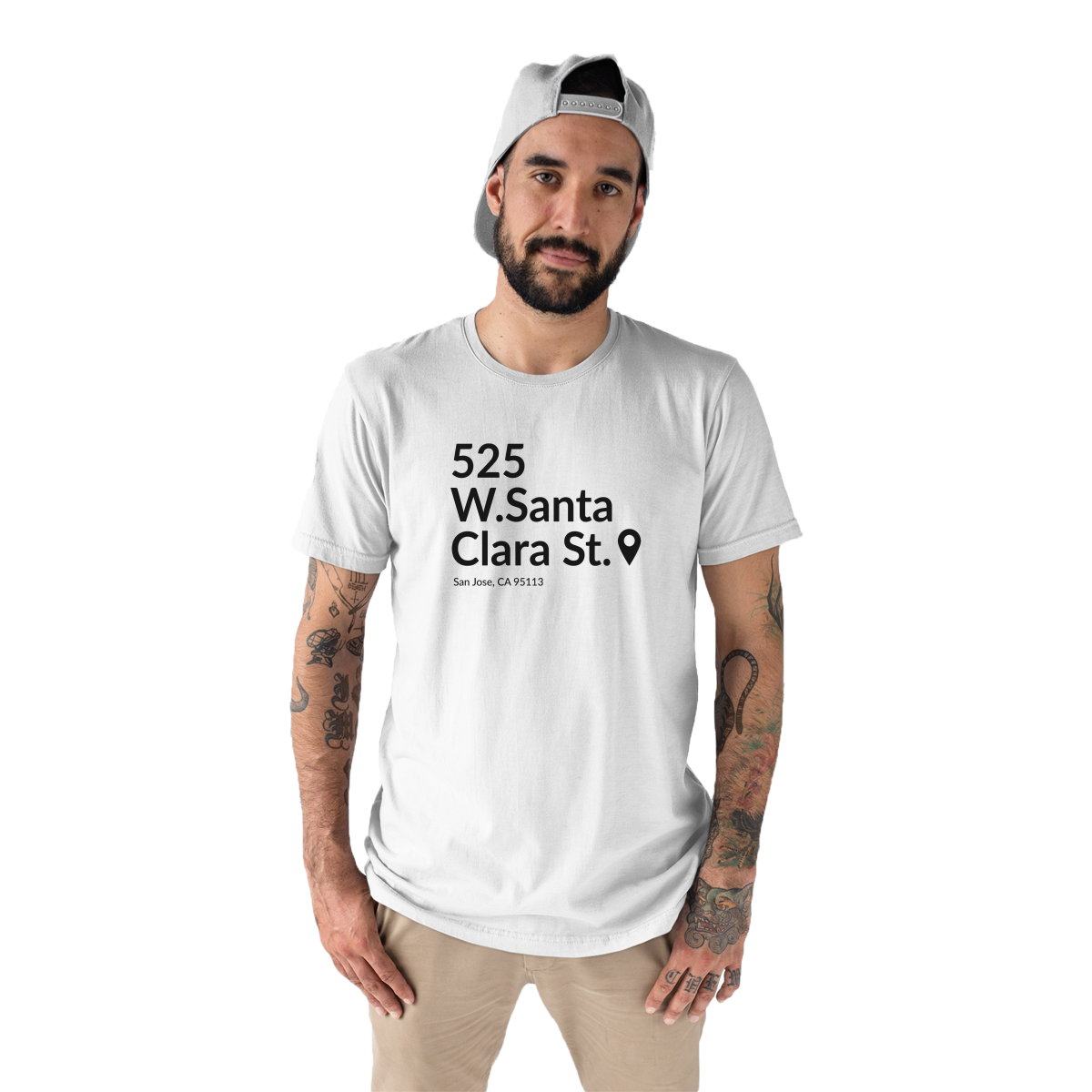 San Jose Hockey Stadium Men's T-shirt | White