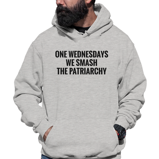 Smash The Patriarchy Unisex Hoodie | Gray
