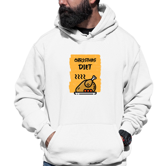 Christmas Diet Unisex Hoodie | White