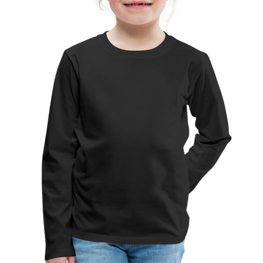 Kids' Premium Long Sleeve T-Shirt - black
